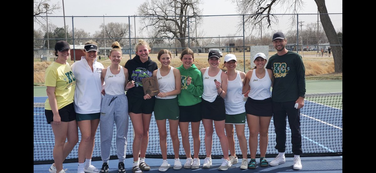 Congrats, KCHS Tennis, on winning the 8 team invite at Lexington today!
