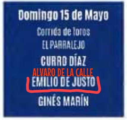 manoloherrero11's tweet photo. Que Opináis?? Si @LasVentas @RafaggarridoG y #SimonCasas después del fatal percance de @EmiliodeJusto Salvó la Tarde con mucha Dignidad y pundonor @alvarodelacalle se merece un puesto el día 15 nadie lo discutiria @Aibabur @ManoloMoles @jvegavara
#FuerzaEmiliodeJusto https://t.co/pwJ8lBWKCu