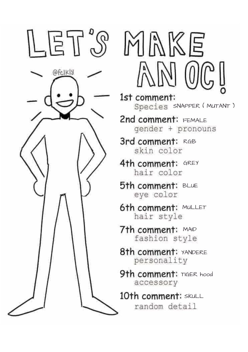 Try to follow the trend of OC challenge :'' the request i got from Facebook are "interesting" 😅 #illustration #digitalart #digitaldrawing #originalcharacter #drawing #ibisPaintX