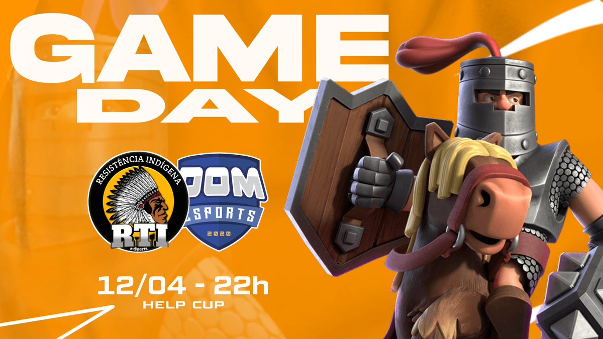 rtiesports's tweet photo. #GameDay | #ClashRoyale

Dia de mais um grande enfrentamento, Hoje pela @HelpCupCR enfrentamos a @DOMeSportsBR, e vamos trazer a vitória pra Tribo ! 

#GORTI https://t.co/9xxSSmFjYj