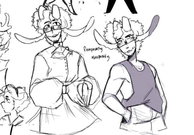 genderfluid fashion cranboo
he goes to all the sides of the spectrum in fashion 