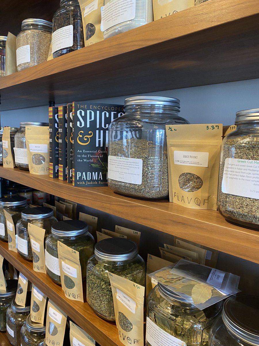 FLAVORKC1's tweet photo. @PadmaLakshmi Honored &amp; thrilled to finally be selling these The Encyclopedia of a Herbs &amp; Spices! They are appropriately waiting for their new homes amongst the herbs &amp; spices🍃

#womanownedbusiness #kansascity #ladyboss #herbsandspices #flavorsoftheworld https://t.co/DtliuHUdhD