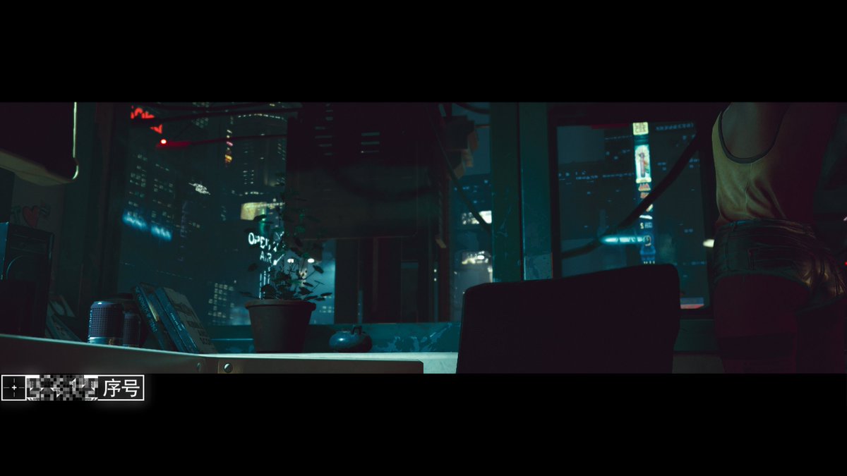 CelebiOnTwitch's tweet photo. Congrats to the winners of the first photomode challenge!! 

This is the photo I submitted😏
I had a great time taking photos! Can't wait for the next challenge💛 

#Cyberpunk2077 #Cyberpunk2077PhotoMode #PhotomodeChallenge https://t.co/rMdvGcRqLE