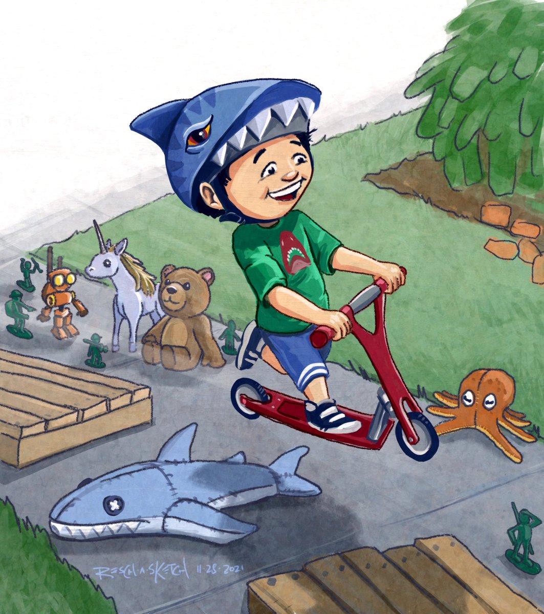 Reschasketch (Dustin Resch, illustrator/author) tweet media