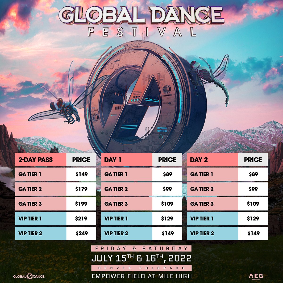 2023 Global Dance Festival tickets