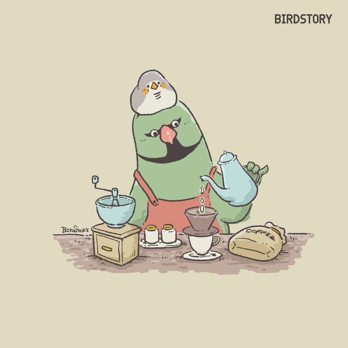 「holding kettle」 illustration images(Latest)
