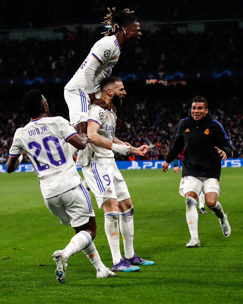 zonafutbolpe's tweet photo. ⚽️🔥Real Madrid te tira la camiseta en la cara y si quieres eliminarlo debes hacer algo más que solo un perfecto partido. ¡Gigantes!
#SemisUCL #RealMadrid https://t.co/YSTv34MmFs