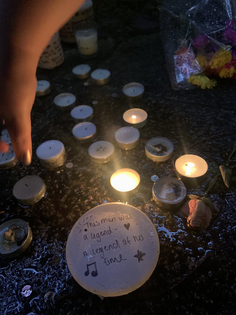 mamaames_'s tweet photo. Lighting some candles at Tommy P’s memorial. An angel, always 👼 https://t.co/UPeV2LfvPz