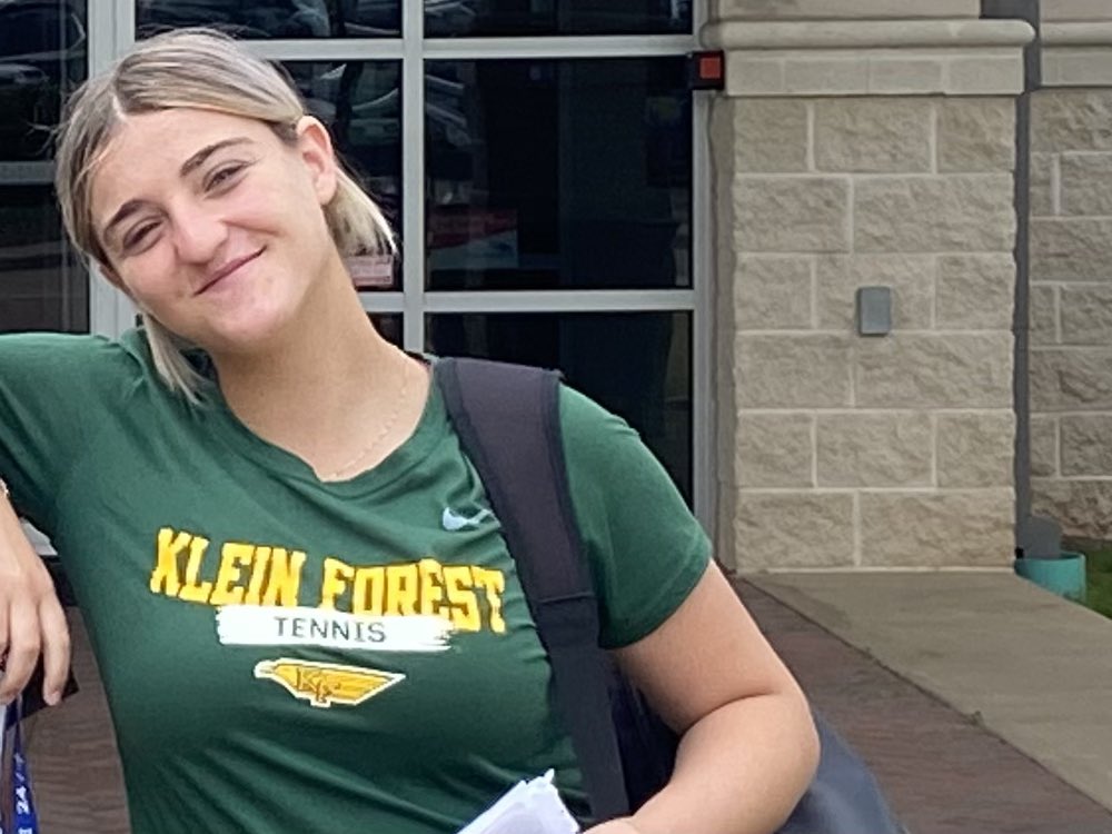 KF Tennis season may have come to an end this week, what a performance from this young lady at regionals, never stopped fighting and will continue to soar Her future is bright. State will be in her sights next year. Great season to our team <a href="/AthleticsKF/">KF Athletics</a> <a href="/KleinForest/">Klein Forest HS</a> #EAGLEUP