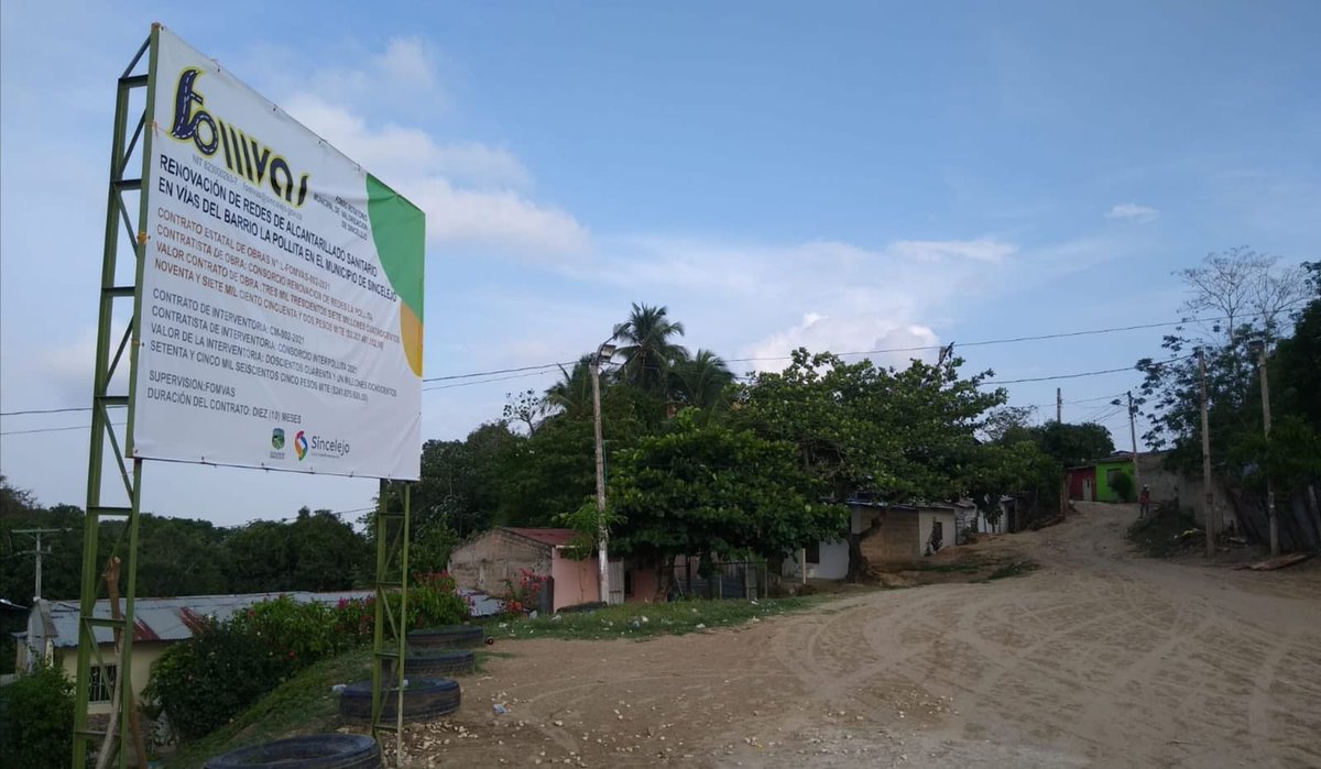 FOMVASincelejo's tweet photo. La Pollita es otro de los sectores de la ciudad que contará con redes de alcantarillado sanitario. Son alrededor de 500 familias las que se beneficiarán con estas obra, que mejorarán la calidad de vida de los sincelejanos.
#UnidosTransformamosVidas
#UnidosTransformamosMás https://t.co/XcgbiIP9Pa