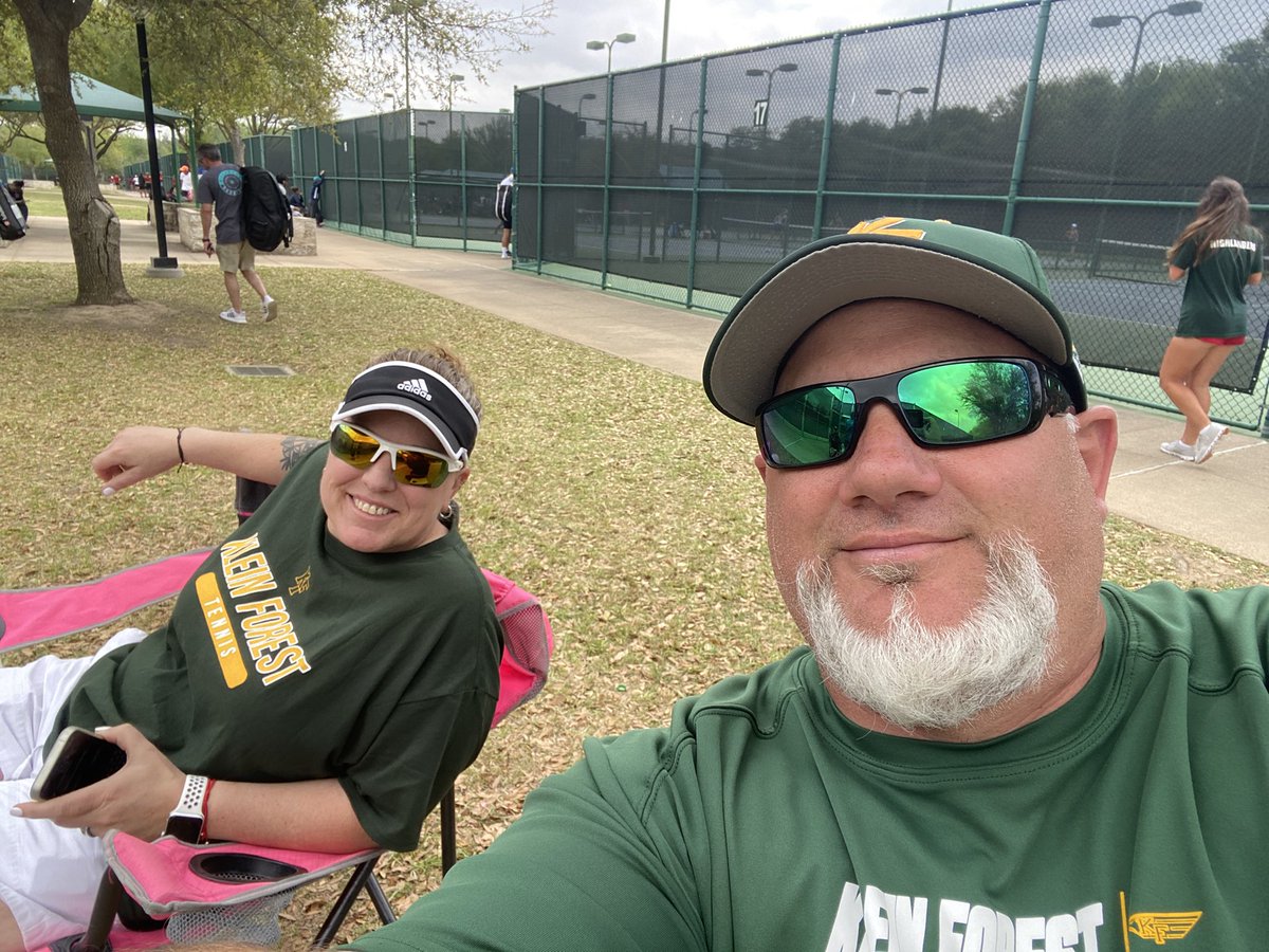 Thank you Ms. Murphy for coming out and supporting KF Tennis this week. <a href="/KleinForest/">Klein Forest HS</a> <a href="/AthleticsKF/">KF Athletics</a> #EAGLEUP