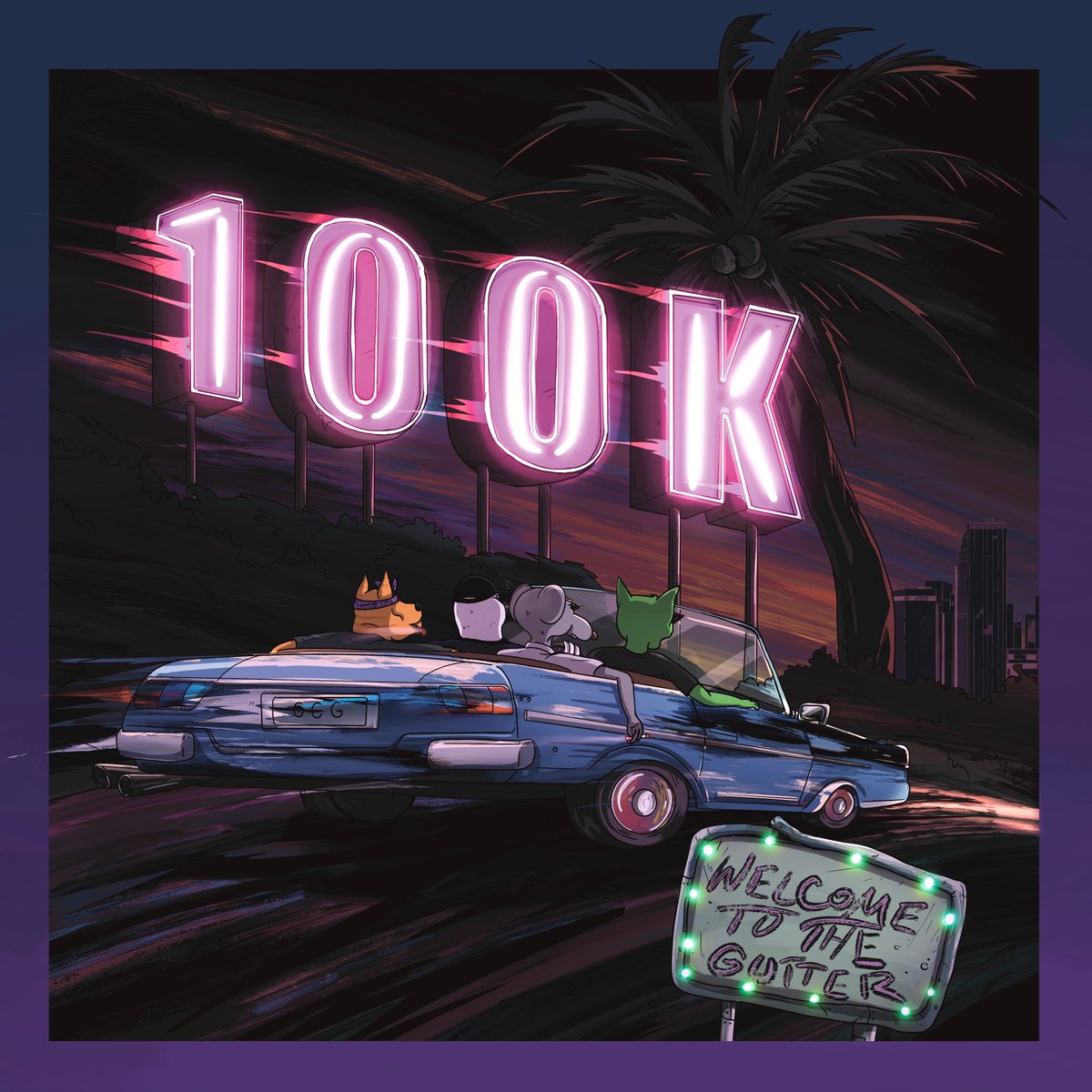 GutterCatGang's tweet image. 100K strong on @Twitter 💪

Let's keep ridin' Gang