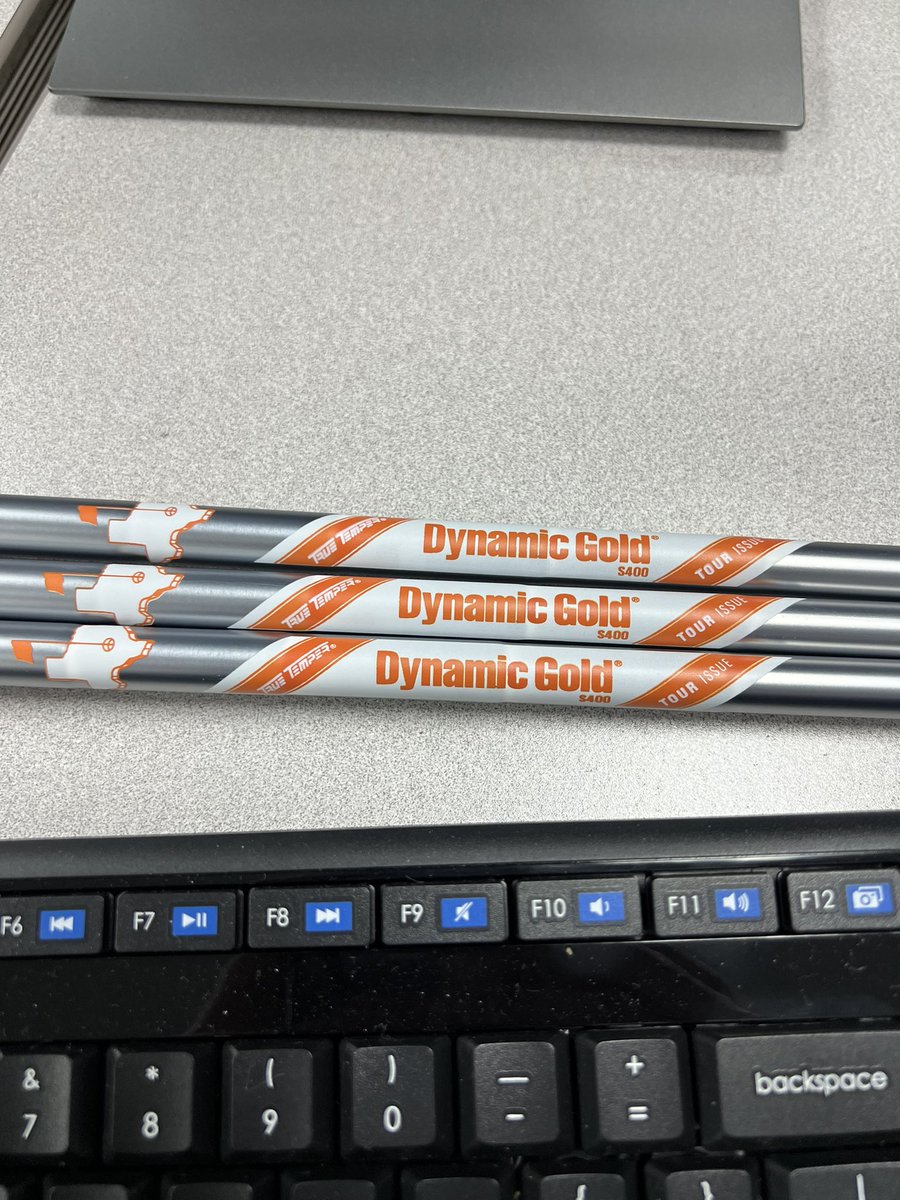.<a href="/KPshafts/">Keenan Phillips</a> was so excited about a Longhorn winning in Augusta we made him some special S400 wedge shafts.

But alas he is out this week and we don’t want them to go to waste so we’ll give them away.

RT this and follow me and <a href="/KPshafts/">Keenan Phillips</a> and I’ll choose a winner on Friday.