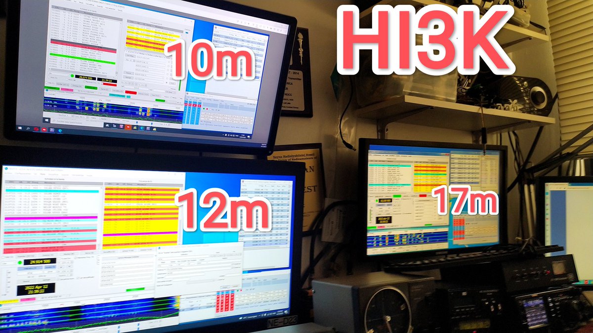 HI3K__'s tweet photo. Ft8 #hamradio #hamradiord #lomadeltoro #hi3k #dxdx #FT8 #digital #kenwood590sg #yaesu991 #ft450 #remoto https://t.co/TFAgJYM2IV