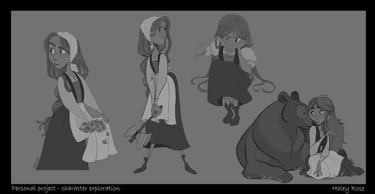 Hi #PortfolioDay ! I'm an experienced character designer looking for opportunities to relocate to LA for in house studio work. I love historical fashion, witches and female protagonists!
✨https://t.co/zgOwaXmaFi 