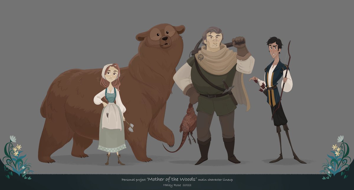 Hi #PortfolioDay ! I'm an experienced character designer looking for opportunities to relocate to LA for in house studio work. I love historical fashion, witches and female protagonists!
✨https://t.co/zgOwaXmaFi