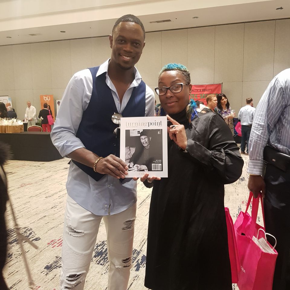 EstherAustin's tweet photo. Legend #CharlesWright received his copy of The Spring issue where he was featured. https://t.co/RRCASP9Dm5. At Gifting Suite. 1st Image #isaacSingletonJr 2nd Image #NewtonMayenge, Actor. Last 2 Images legend #Charleswright from The 103rd St Rhythm Band. https://t.co/OnBtSYzvCd