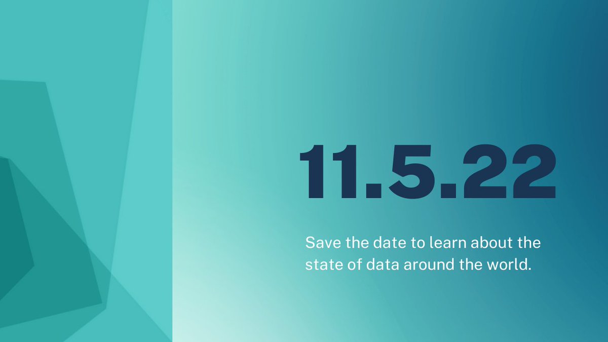 #SaveTheDate 

Are you looking for a tool that measures the state of #data around the world?

Look no further, we’re launching that tool on 11 May 2022!
#databarometer
