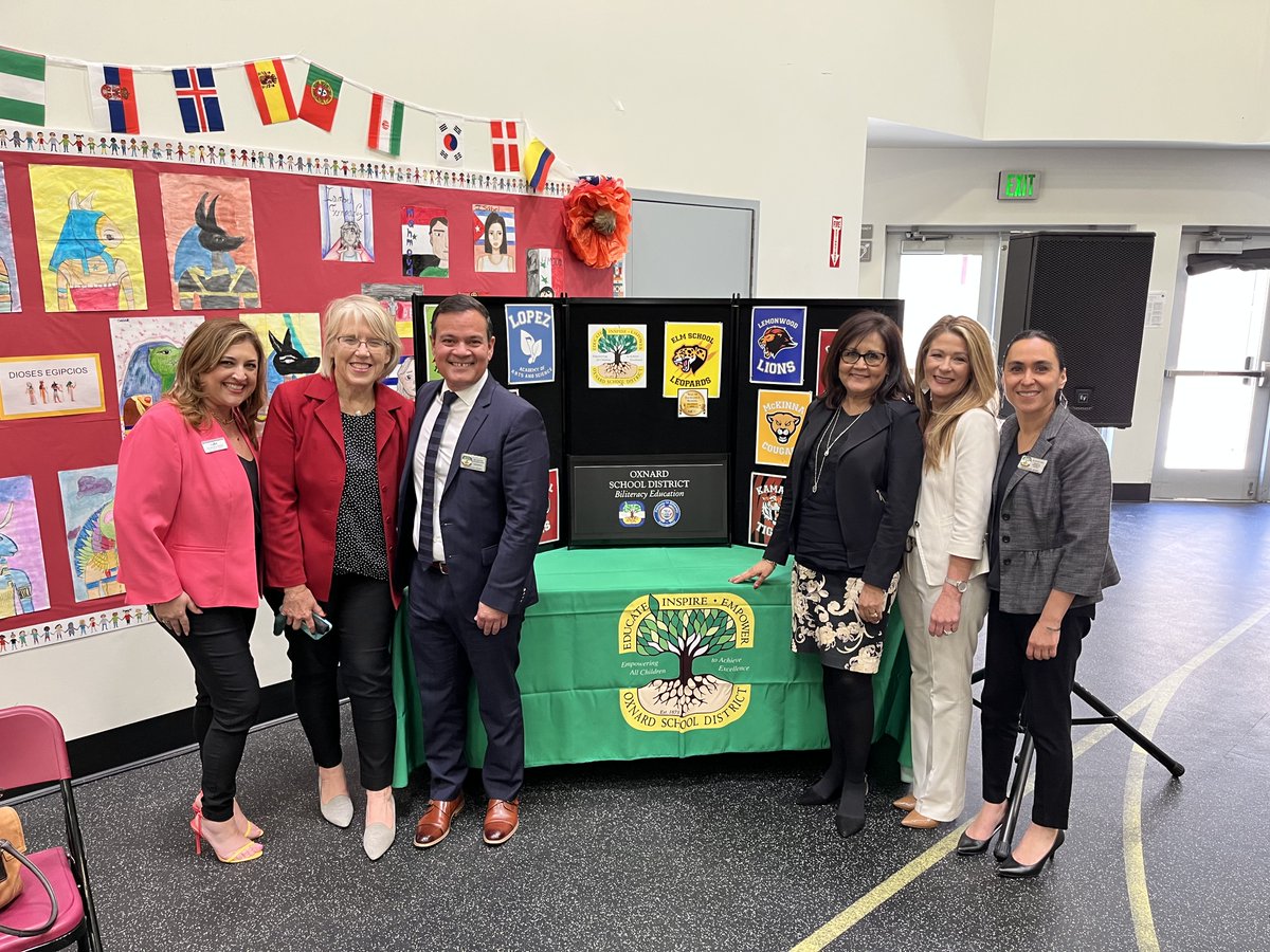 CalTog's tweet photo. We would like to thank Juan Soria Elementary for hosting State Superintendent @TonyThurmond and Senator @MoniqueLimonCA for a press conference in support of #SB952 that will provide additional funding to expand the number of schoolwide dual language immersion (DLI) programs in CA https://t.co/67zPPAkF18