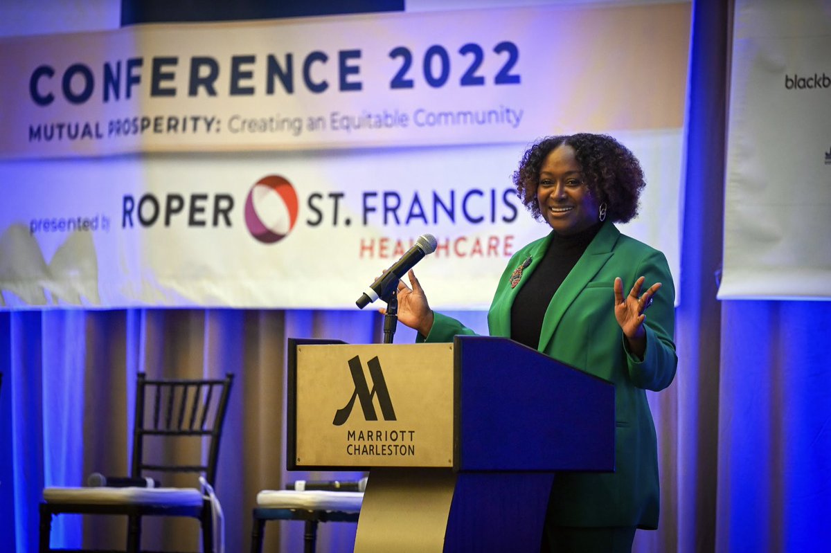 lifetaggerapp's tweet photo. Check out Kenya Dunn, LifeTagger COO and Charleston Metro Chamber of Commerce Executive Fellow of DE&amp;I, who moderated and spoke at the @ChasChamber's 2022 DE&amp;I Conference last week! 
#LifeTagger #Charleston #business https://t.co/T7IEoEQP61