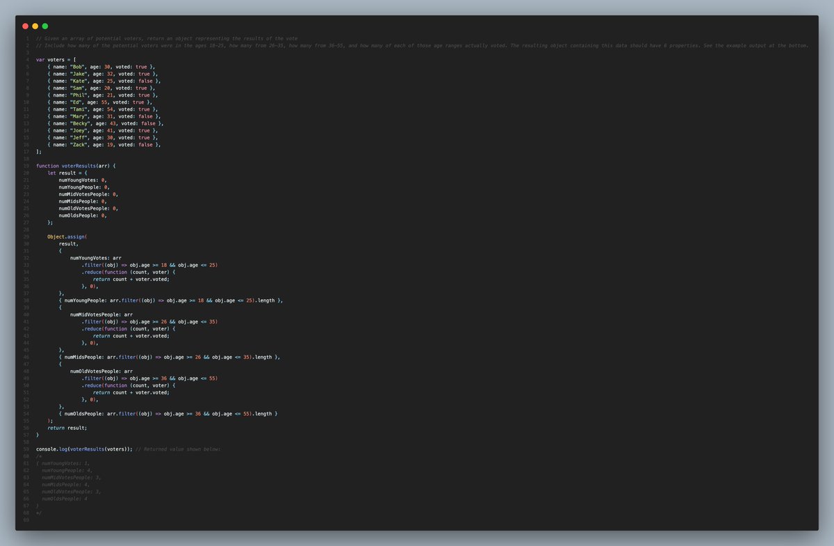 KormocziAdam's tweet photo. #Day55 again practice arrays, but now .reduce and .sort
#100DaysOfCode https://t.co/klrl6ALpj4