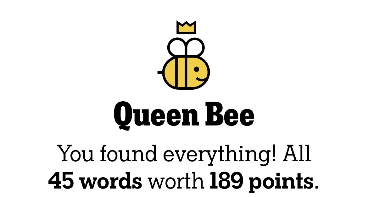 trish_vlastnik's tweet photo. Lots of ๐words today๐#nytsb #Nytspellingbee #hivemind #beesolved https://t.co/9G2aBNB6v5