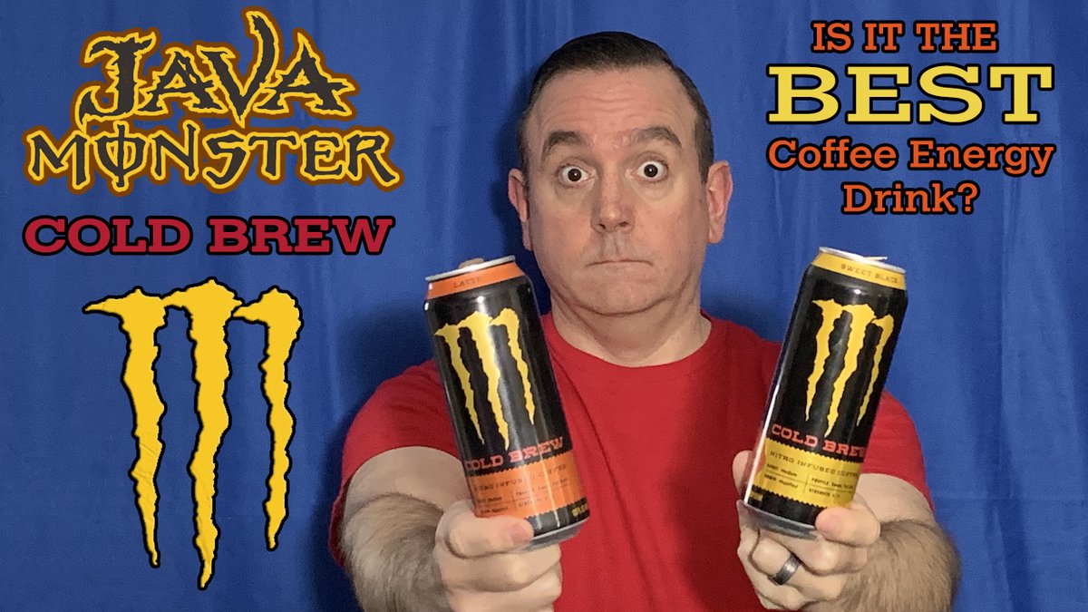 CaffeineMan1's tweet photo. WAIT! Does Monster have the BEST coffee energy drink?!?!? Check out my review of their Cold Brew flavors on my YouTube channel. #MonsterJava #MonsterColdBrew #MonsterReview #ColdBrew #coffee #ColdBrewCoffee #energydrinkreview https://t.co/7IyM1iOOYi https://t.co/u9Fr1kkjaW