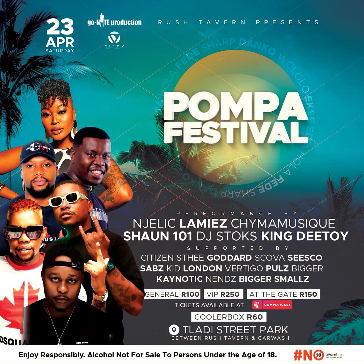NhlanhlaDjstoks's tweet photo. Its all about #PompaFestival today. I will see you there🔥🤘🎹

#MrMatured 
#DlalaStoks https://t.co/3RrM2sZ9Pn