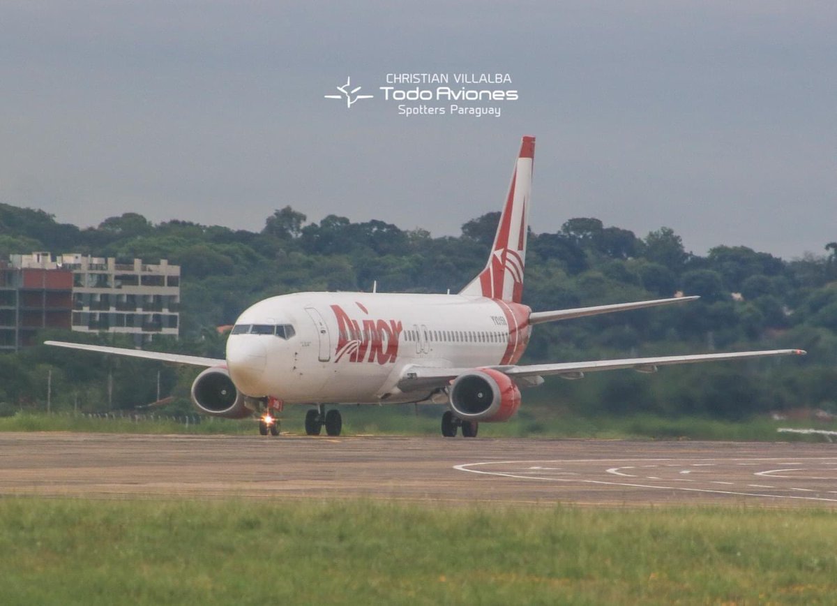 AvionesTodo's tweet photo. Aterrizó en el Aeropuerto Silvio Pettirossi  un Boeing 737-400 de "AVIOR Airlines" un vuelo transportando al equipo de Fútbol Caracas FC✈️📷🇵🇾@christianspott2 @dinacpy @SpottersMurcia @Spotters_Chile @ArgSpotters @TorreElDorado @aviacionline https://t.co/MsG6E8B2Qa