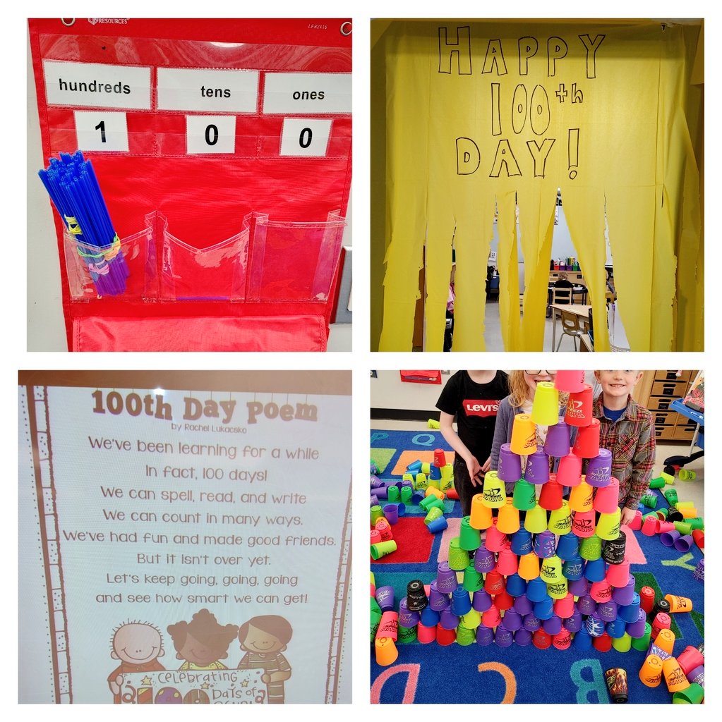Happy 100th Day in morning kindergarten!