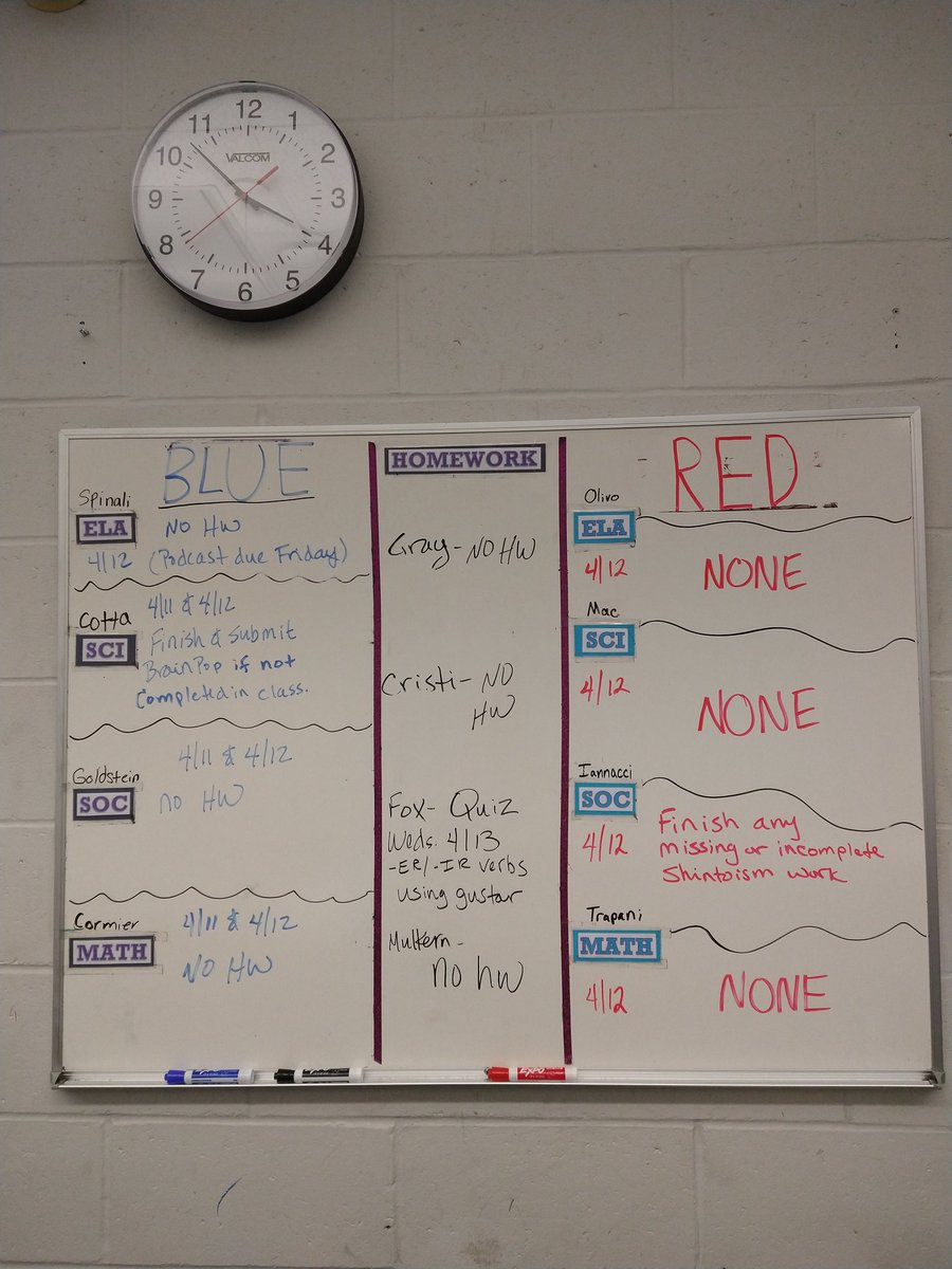 MrsTherriault's tweet photo. #wsparker #7thgrade #8thgrade #hwboard https://t.co/KdvyMGStk7