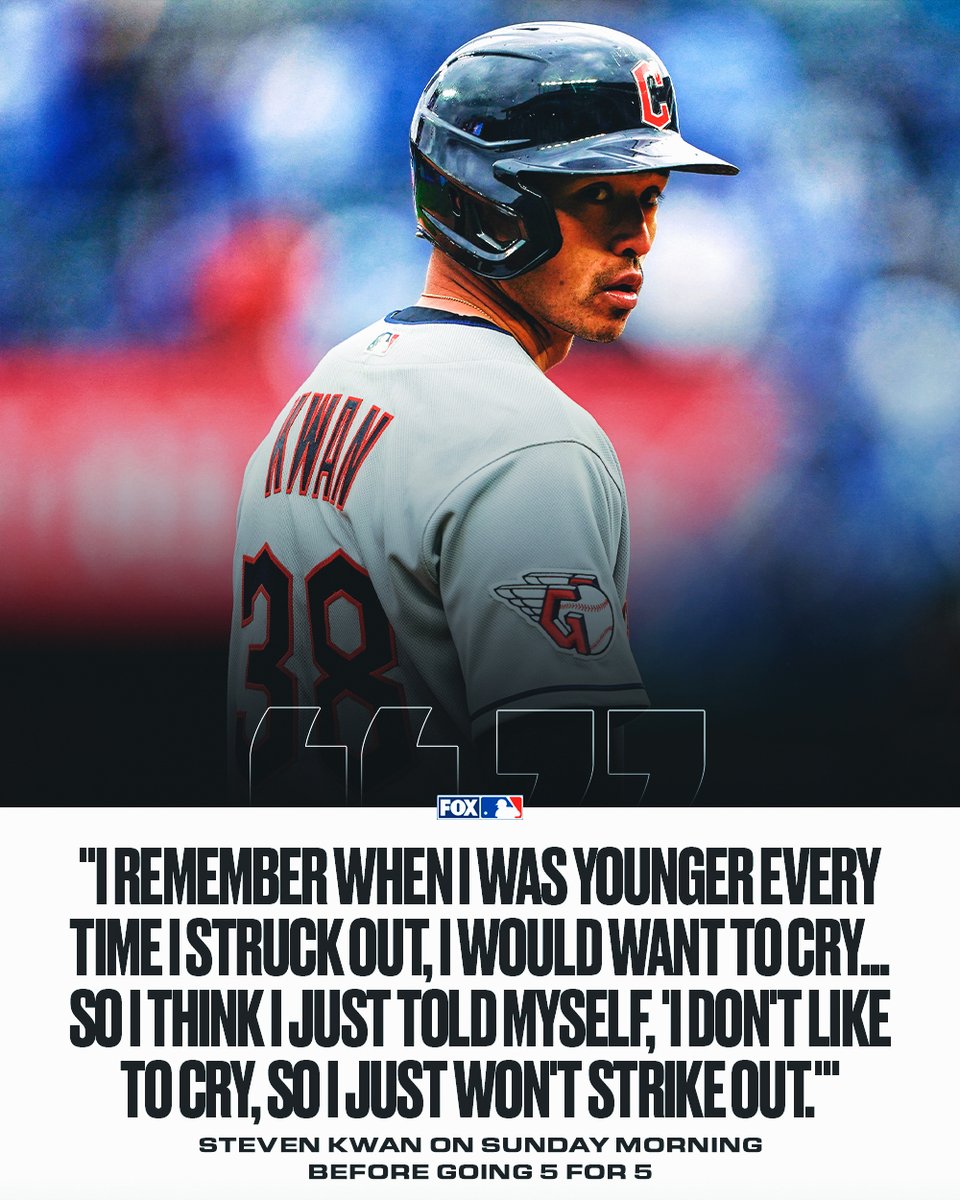 The reason <a href="/CleGuardians/">Cleveland Guardians</a> rookie Steven Kwan is so good at baseball ⬇️🔥