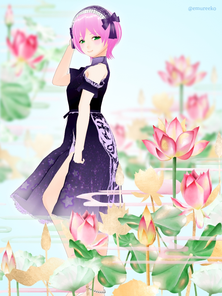 emureeko's tweet photo. おはようございます🪷

#Vroid 
#VoidDad #EMUDESIGN https://t.co/cLGh03woFq