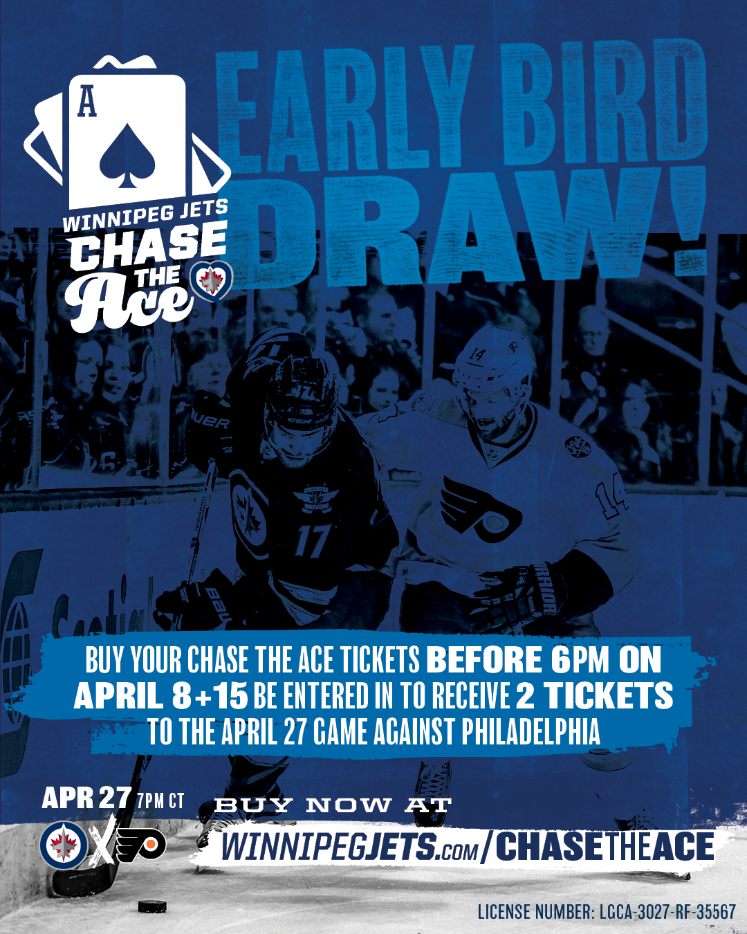 Winnipeg Jets on Twitter "𝗘𝗔𝗥𝗟𝗬 𝗕𝗜𝗥𝗗 𝗗𝗥𝗔𝗪 🐦 💰 Purchase NHLJets Chase