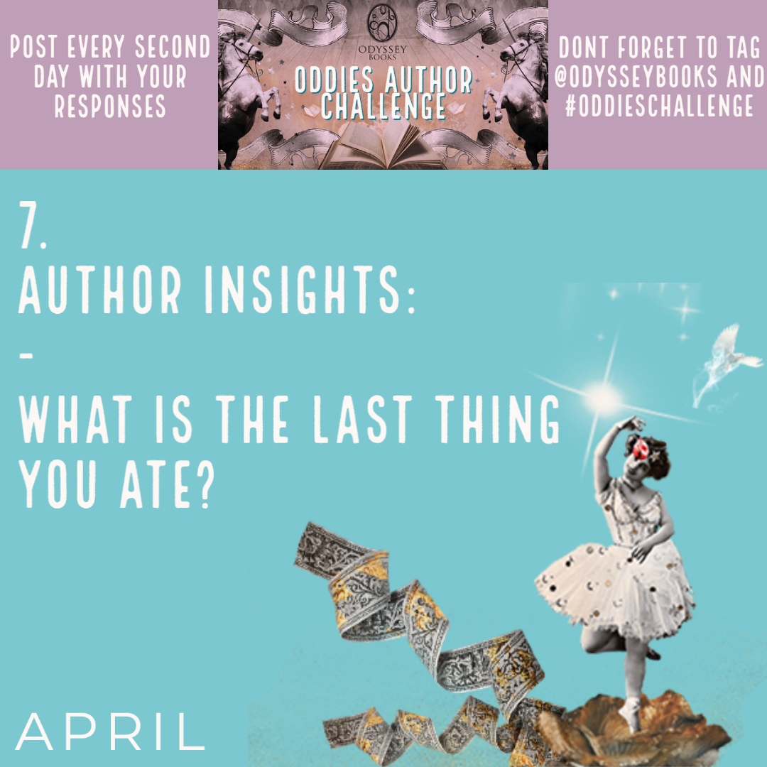 OdysseyBooks's tweet photo. Oddies Author Challenge no.7!
Open to all creatives, don't forget to tag us.

#oddieschallenge #writerschallnge #aprilchallenge #creativeposts #posteverysecondday #seventhchallenge #easterchallenge #easter #odysseybooks #food https://t.co/YLOfiDKdrx