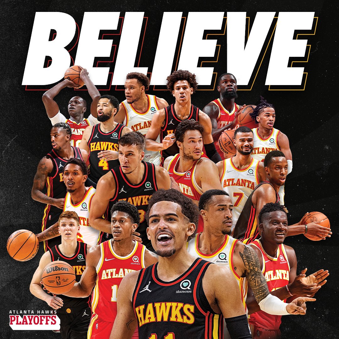 Atlanta Hawks on X: It's time to #BelieveAtlanta.   / X