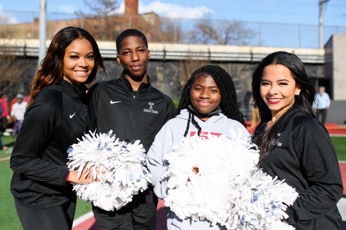 📸 from the Cherry &amp; White game! 💎🏈 #TempleTUFF #TempleFootball #TempleDanceTeam