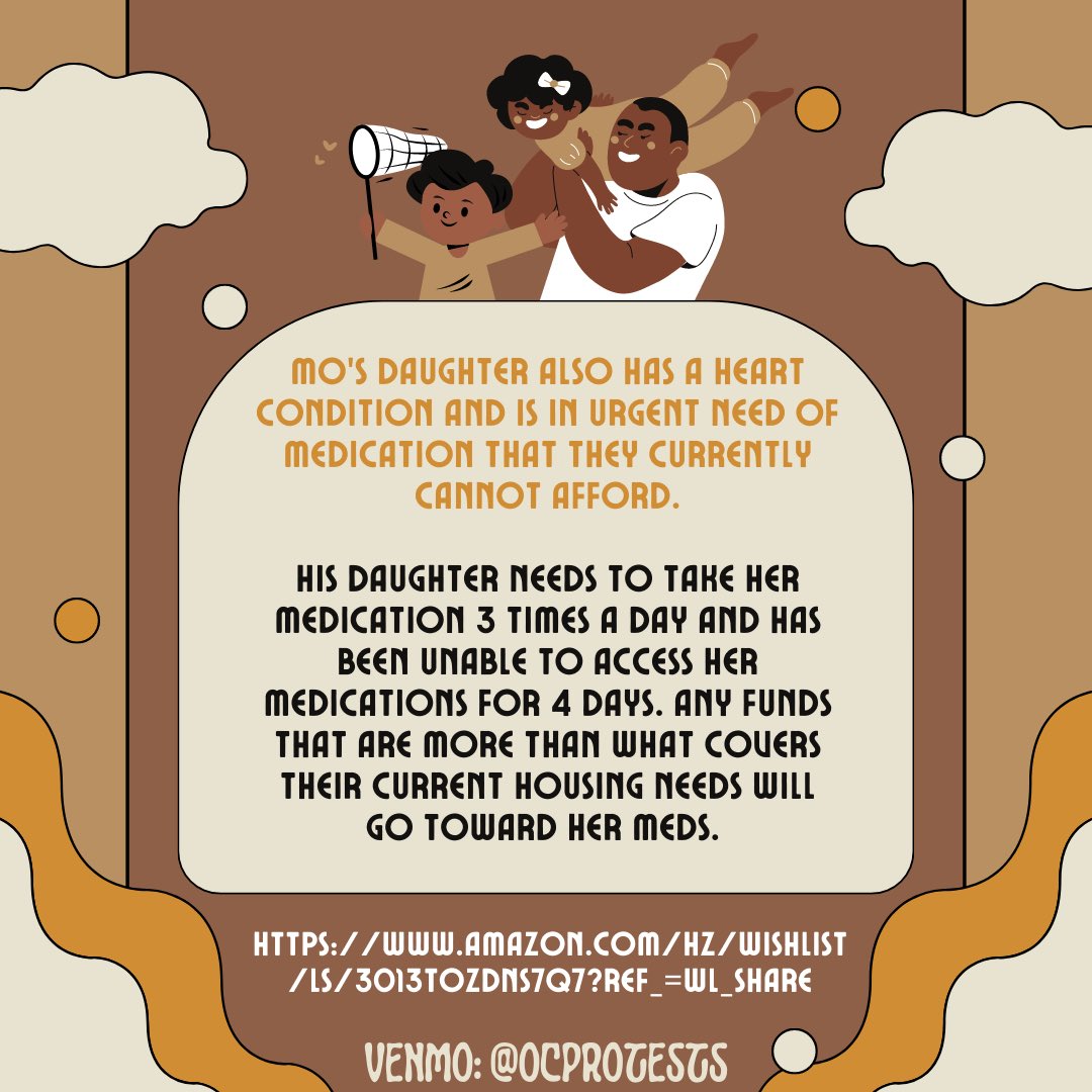 OCprotests's tweet photo. We really need your support with this one. Help Mo get back on his feet and his children get off of the streets. If you can’t donate please share. 🔗 in bio https://t.co/IJMGZzEUTi