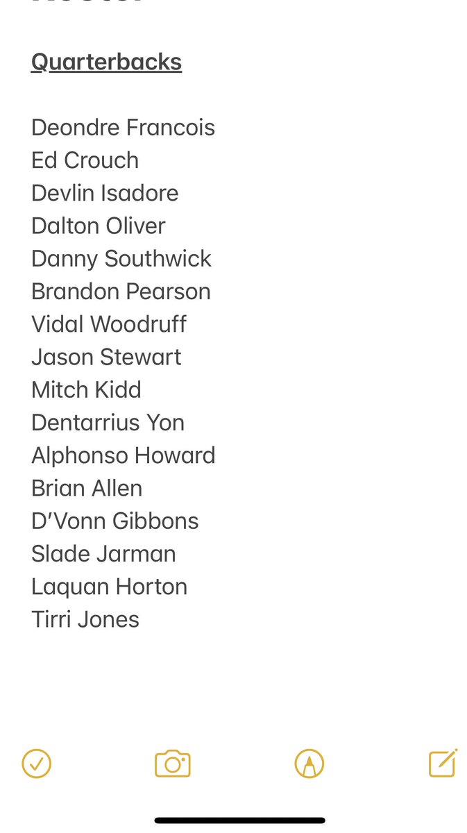 TPAfterNetwork's tweet photo. Ahead of tomorrow nights first @fcflio season v2.0 draft, here’s the list of Quarterbacks that will be playing in the league this year https://t.co/cJuF6fCNQj