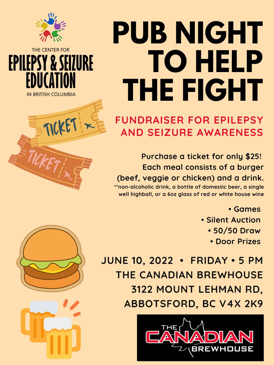 LakhbirJassal's tweet photo. Pub Night to Help the Fight! Contact me to reserve your spot! Tickets only $25 #abbotsford @Epilepsy_Center @AbbyNews #fraservalley #bcpoli #chilliwack #vancouver @GlobalBC https://t.co/z8buXa7eba