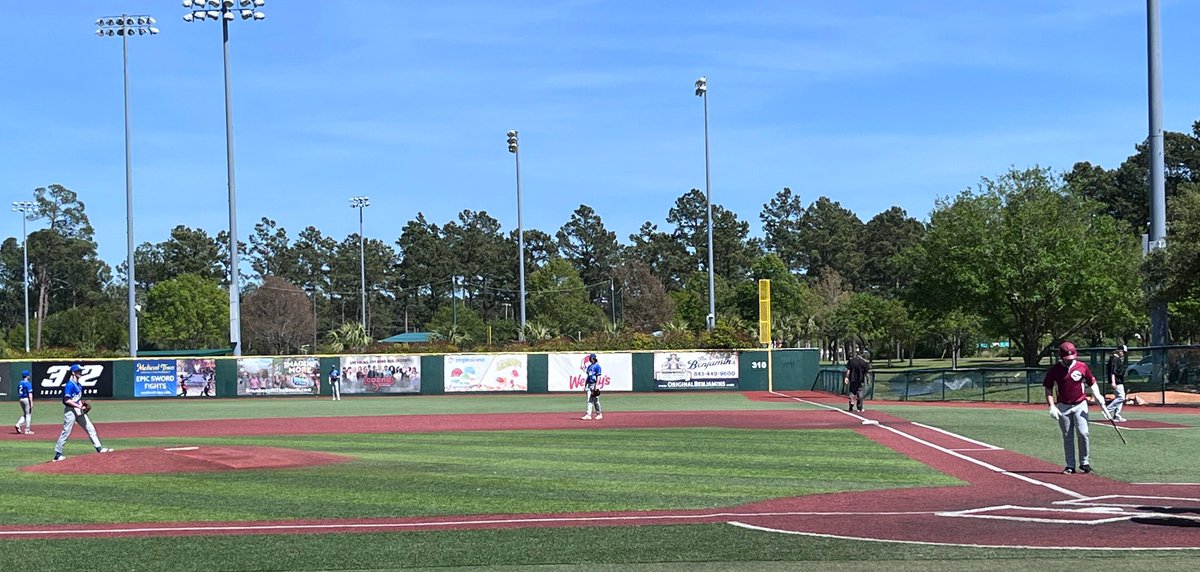 Beautiful day for baseball in Myrtle Beach! Go Blue Devils! <a href="/GeneseoCSD/">Geneseo CSD</a>