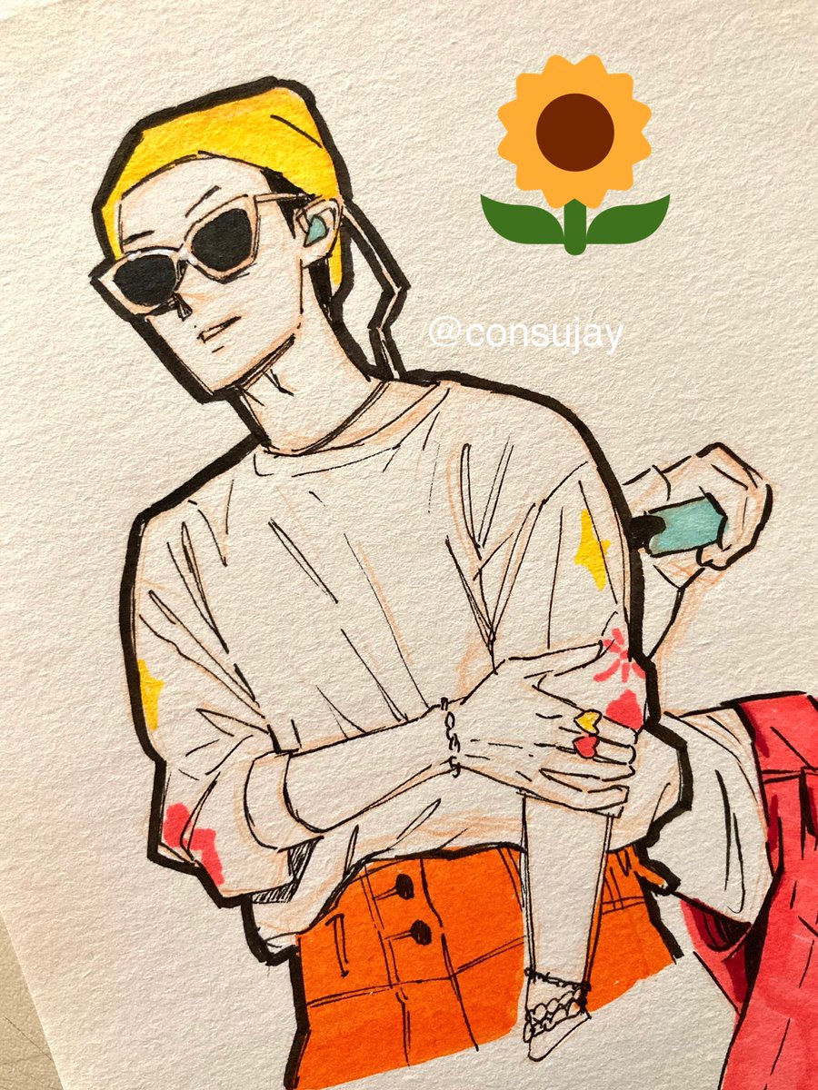 ConsuJay's tweet photo. i don't remember the last time I did traditional art 💀 https://t.co/hOv8UhOIbt