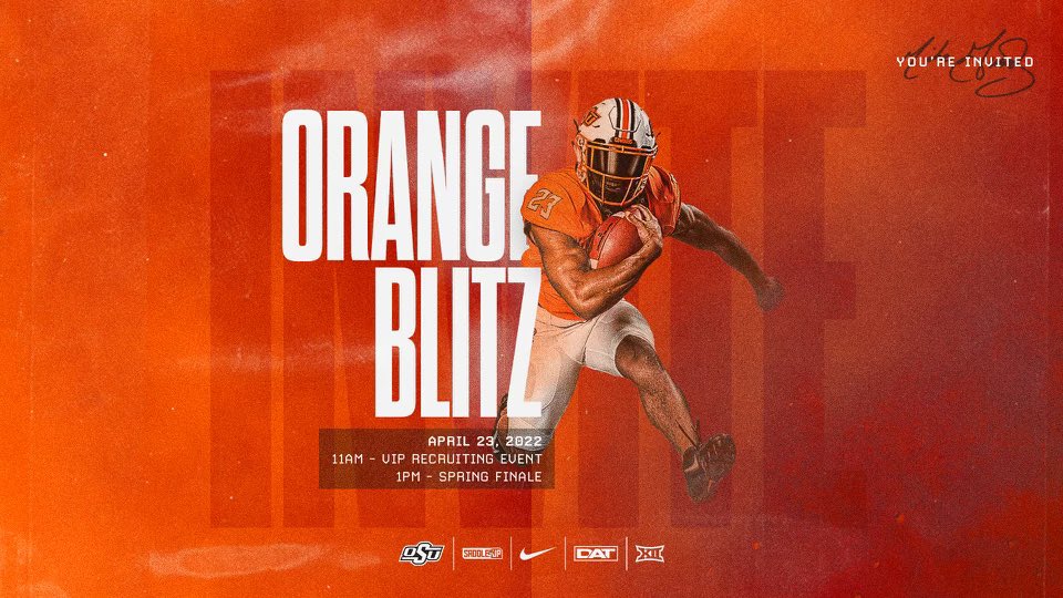 gabegaines2's tweet photo. I'm looking forward to attending The Orange Blitz in Stillwater on Saturday April 23rd 🟠🟠
@CoachZAllen @Coach_Dickey @CoachGundy @CowboyFB @CodyNagel247 
@JakeCorbin 
@YellowjacketsFB
@JRConrad64 
#GoPokes #StingE’m https://t.co/gz2op94GIk