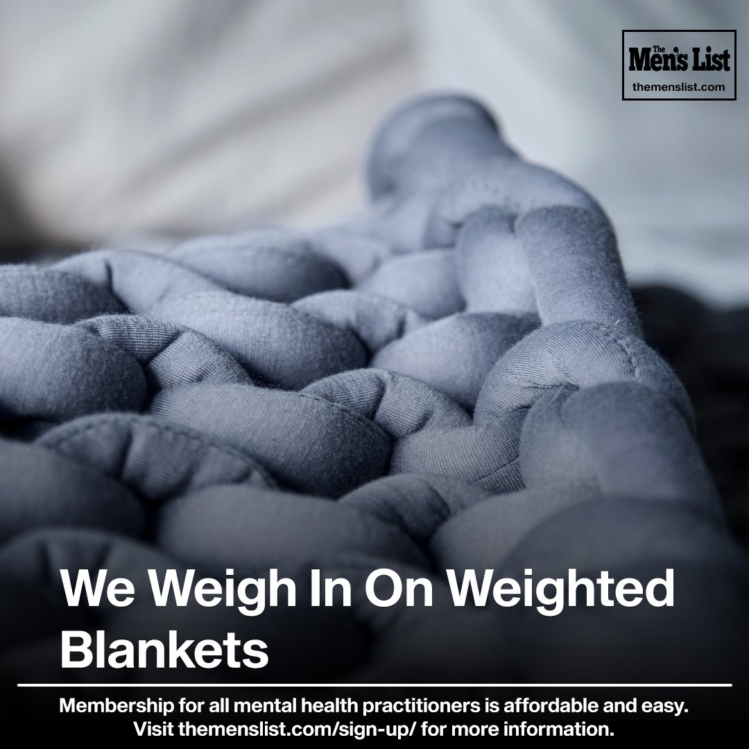What is a weighted blanket and do they really help?  We weigh in on this innovative wellness trend in our latest piece.  
themenslist.com/we-weigh-in-on…

#weightedblankets #weightedblanket #restlesslegs #anxietyrelief #heavyblanket #sleepbetter #sleep #anxiety #wellness #insomnia