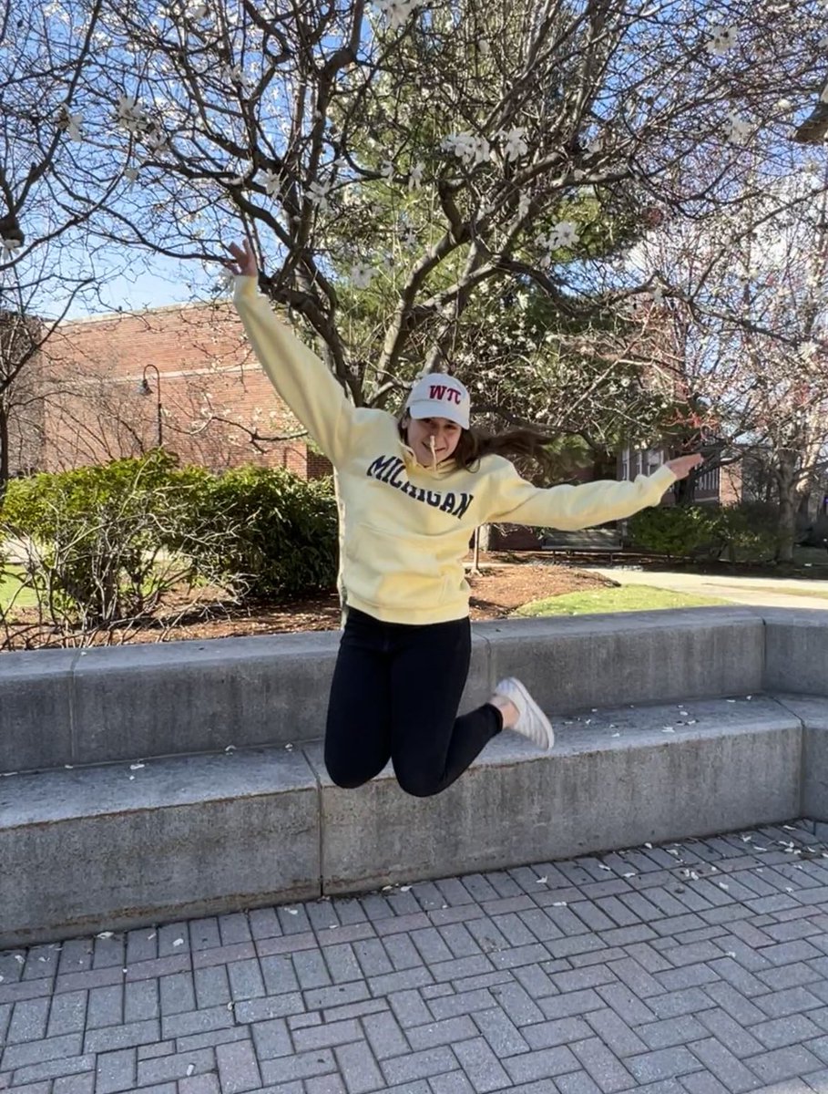 nicolemracca's tweet photo. I am honored and extremely excited to announce that I will be joining @UMBME for my PhD in the fall! I am thrilled for this new adventure. Thank you to my advisors and mentors at @WPI_BME for the past four years, helping me find what I love! #iChoseUMich 〽️ Go Blue! https://t.co/3aXB759IO4