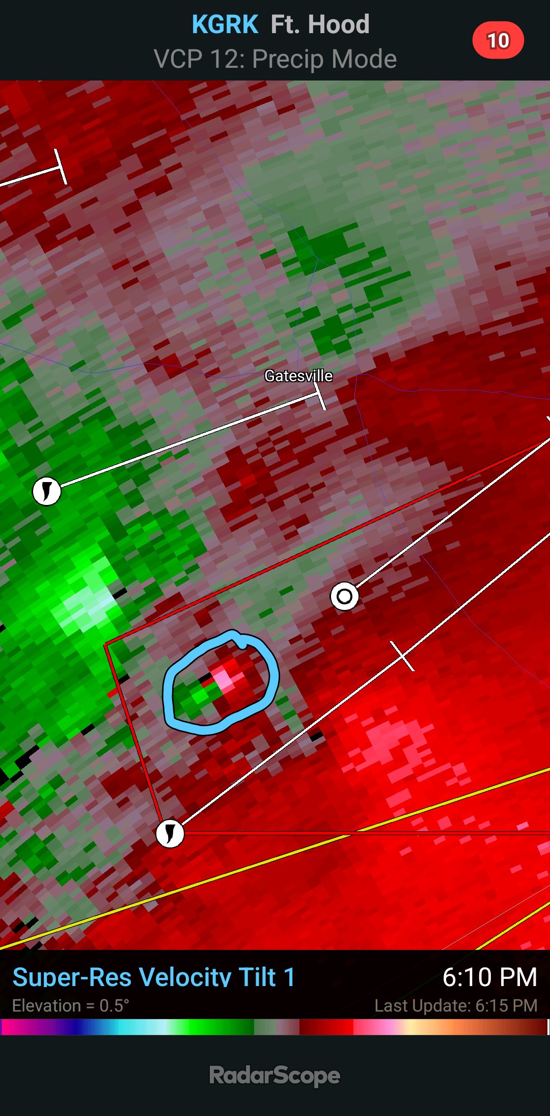 NWS Tornado on Twitter "Tornado Warning continues for Oglesby TX, Flat