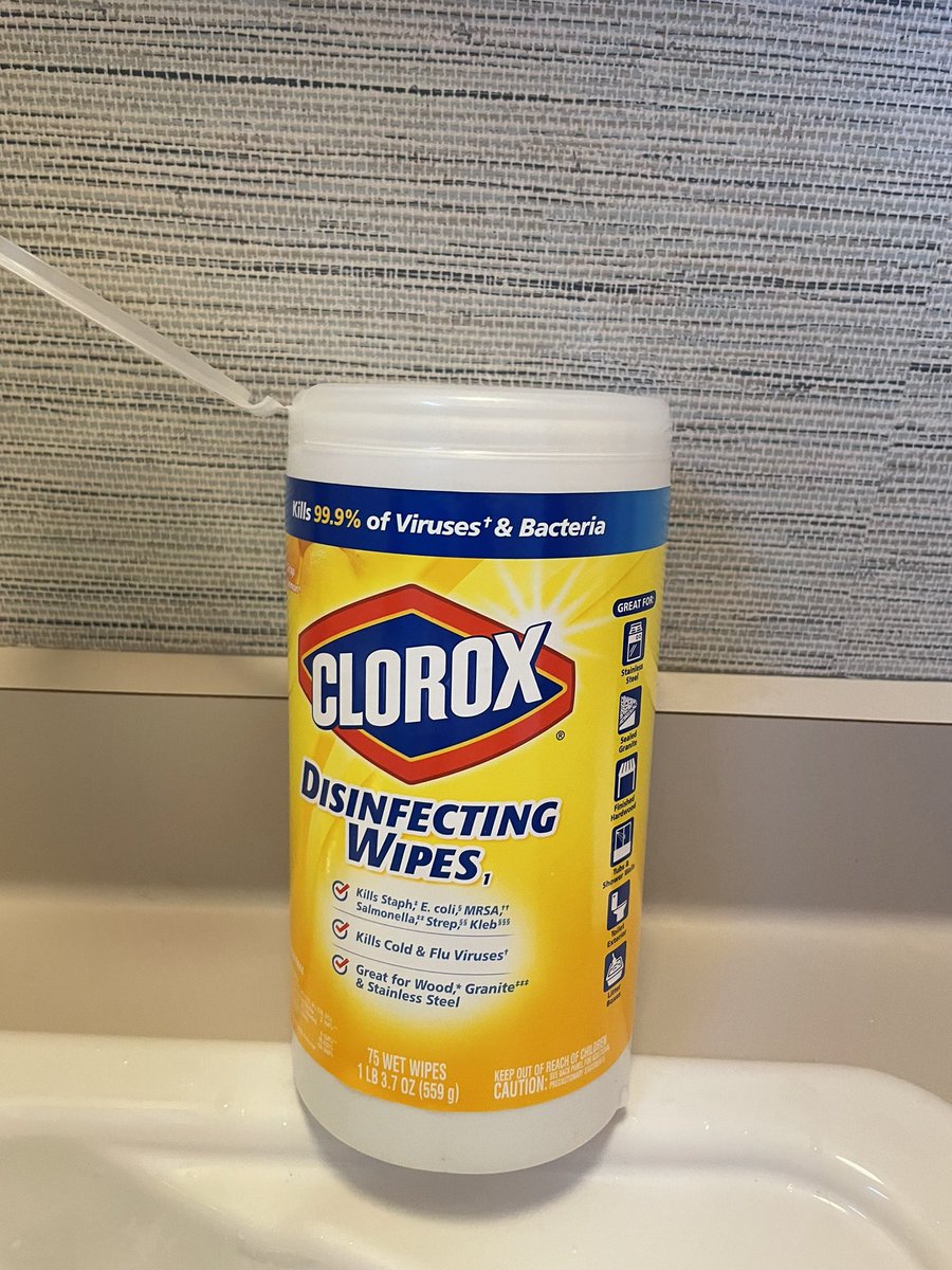 naomiggoldberg's tweet photo. Remember when folks went bonkers over Lysol wipes. Like #2020Style? I never understood what they were doing with all those wipes. I guess I am a heathen; I just finished the container I bought in April 2020. #HaveNeverWipedAGrocery https://t.co/eFYrBV8dCh
