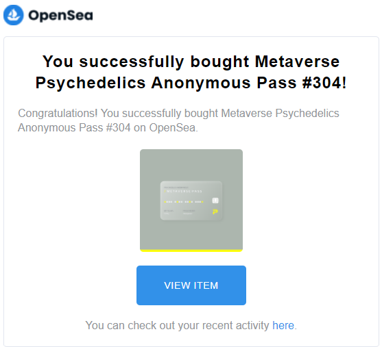 maznfteth's tweet photo. Finally made it into the @psychanon ecosystem w/ an IRL &amp; Metaverse Pass!! So gassed! 🥳 #WeAreTheNight 

@S3Crypto @0xSol__ @AKXeth  @2erohour @daileytj @shiboshimaxi @iamHectix @ElmaNFT @FrankDePalma16 @jamie_wyeth @frankg718 @faderjoes @Hafiz_Jamal @0xT0mM @metaz00 https://t.co/xiZBLaKhVX