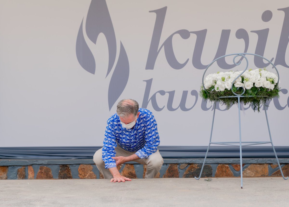 NewTimesRwanda's tweet photo. On Tuesday @reedhastings, the co-CEO of @netflix visited Kigali Genocide Memorial to pay respects to victims of the Genocide against the Tutsi. #Kwibuka28 https://t.co/YxIchP1HLe