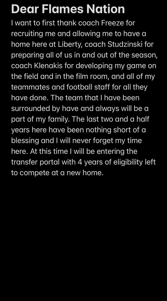GageBassham55's tweet photo. Thank you Flames Nation, at this time I am 100% open to any and all opportunities. https://t.co/fu6GLnzCMp